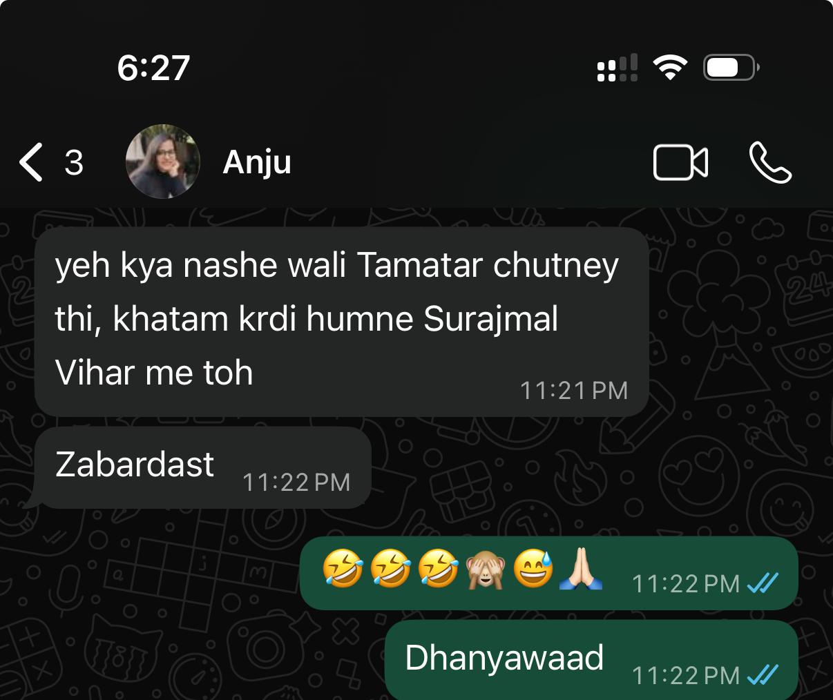 Customer feedback screenshot 10